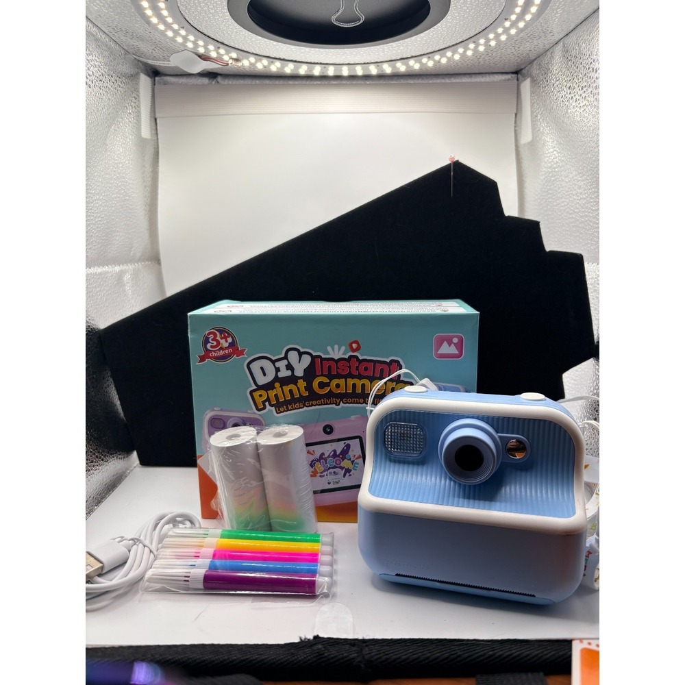 DIY Instant Print Multi Function Camera Ages 3+, Blue
